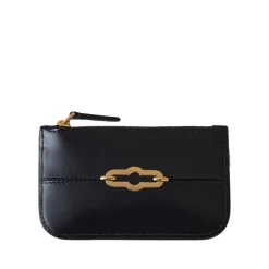 Clutch<Mulberry Lynlås Møntpung Super Lux Sort