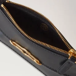 Clutch<Mulberry Lynlås Møntpung Super Lux Sort