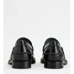 Loafers^Tod's Mokkasin Læder Flade Sko Sort