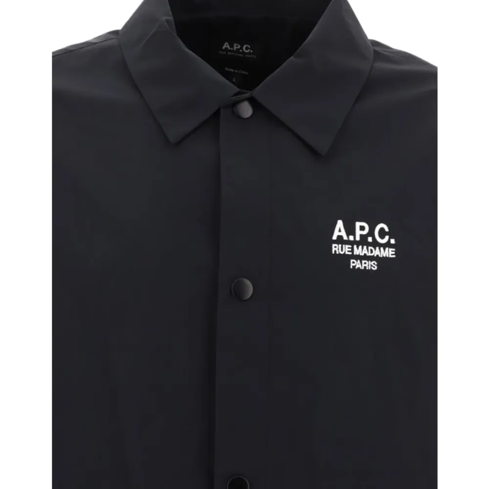 Skjorter^A.P.C. Parka overtøj Herretøj Sort