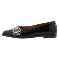 Ballerina Sko^Cashott Patent Loafer Diana Elegant Sko Sort