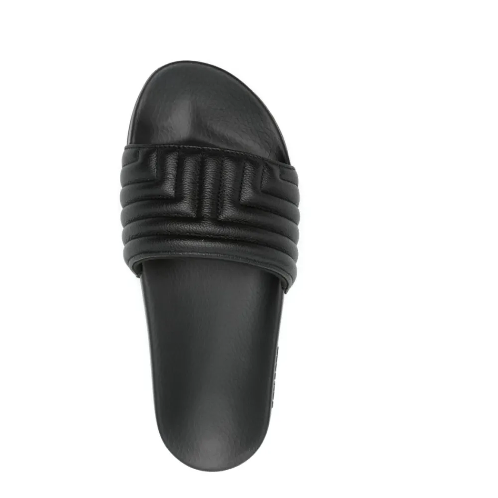 Sandaler^Tom Ford præget logo læder sandaler Sort