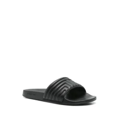 Sandaler^Tom Ford præget logo læder sandaler Sort