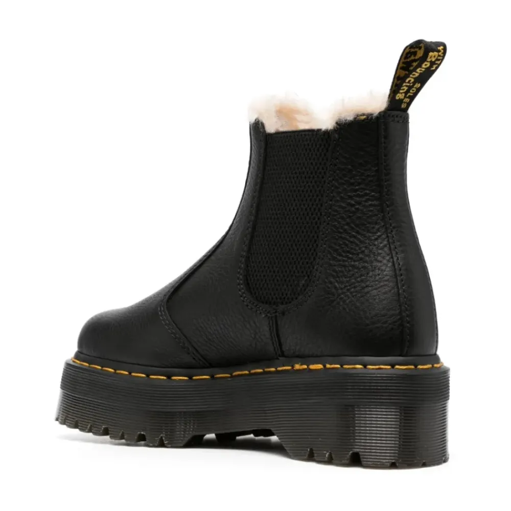 Støvler|Chelsea Boots^Dr. Martens Quad Platform Chelsea Støvler Sort
