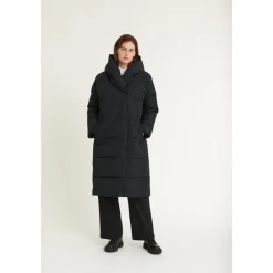 Frakker<Basic Apparel Shawl Krave Vinterfrakke Sort