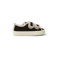 Sneakers<Inuikii Shearling Lav Velcro Vinterstøvle Sort