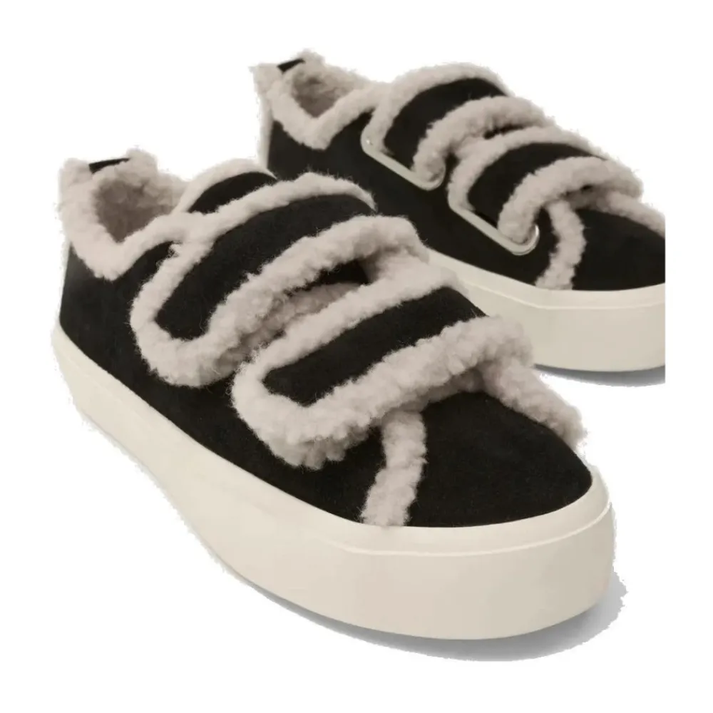 Sneakers<Inuikii Shearling Lav Velcro Vinterstøvle Sort