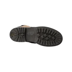 Vinterstøvler^Dolce & Gabbana Sort Shearling Motorcykelstøvler Multifarvet