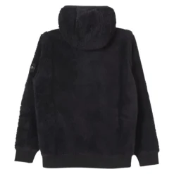 Jakker^Stone Island Shearling Sweater med Nylonindsatser Sort