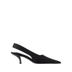 Pumps|Stiletter^TotêMe Silke Slingbacks - Spids Tå Sort