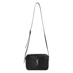 Skuldertasker^Saint Laurent Skuldertaske Lou Stil Sort