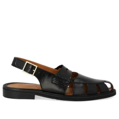 Sandaler<Angulus Slingback Loafer med Cut-Out Mønster Sort