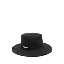 Huer & Kasketter<Jacquemus Snørelukning Flad Krone Hat Sort