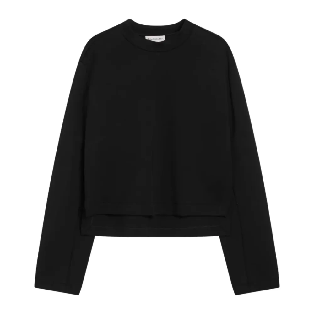 Sweatshirts<Moncler Sweater Edward Enninful Stil Sort