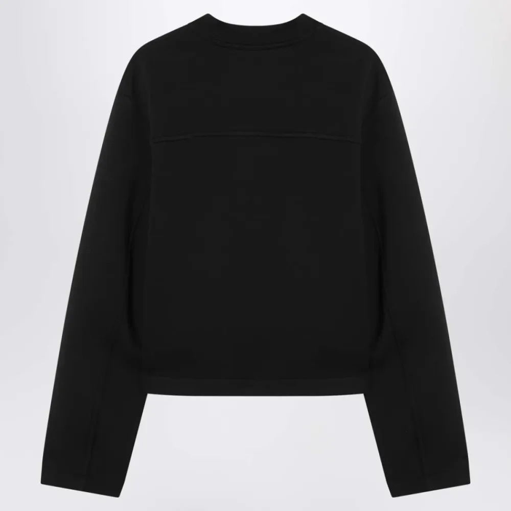 Sweatshirts<Moncler Sweater Edward Enninful Stil Sort