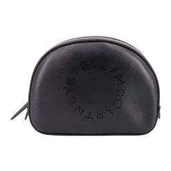 Toilettasker^Stella McCartney Tilbehør Lynlås Lukning Front Logo Sort