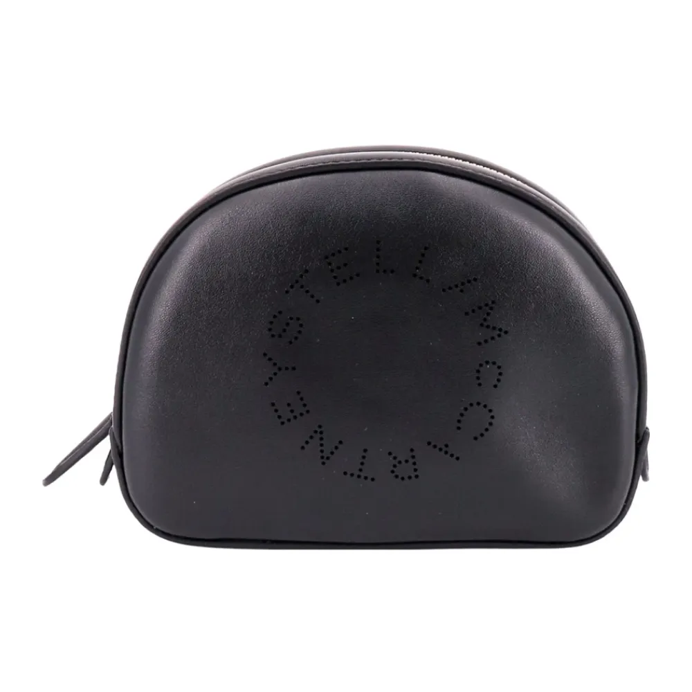 Toilettasker^Stella McCartney Tilbehør Lynlås Lukning Front Logo Sort
