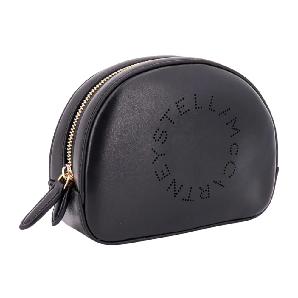 Toilettasker^Stella McCartney Tilbehør Lynlås Lukning Front Logo Sort