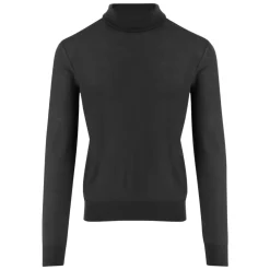Strik^Saint Laurent Uld Turtleneck Sweater Italien Sort