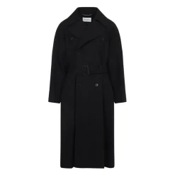 Frakker^Saint Laurent Uldfrakke AW25 Sort