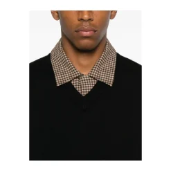 Strik^Sunflower V-hals Uld Sweater Sort