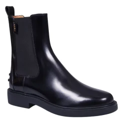 Chelsea Boots^Tod's e ankelstøvler med elastik i siden Sort