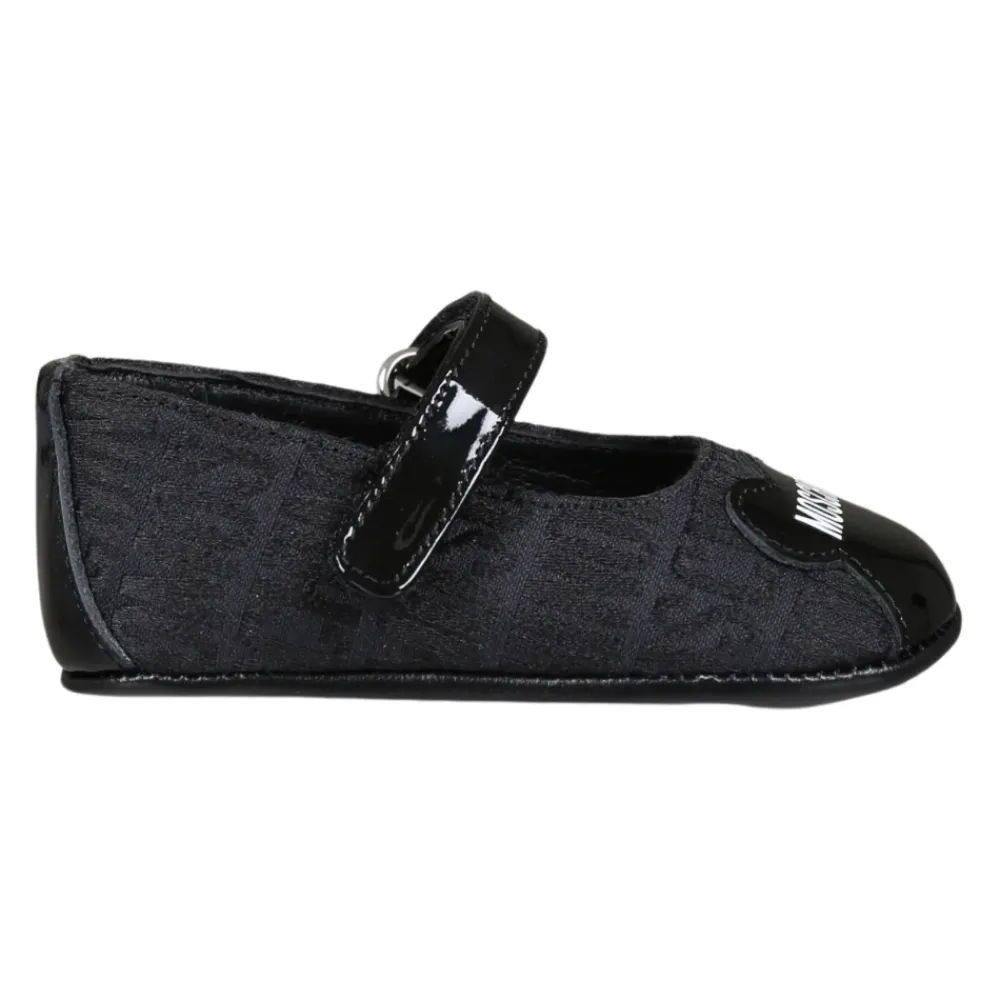 Ballerinasko^Moschino e Ballerinasko med Velcro Sort