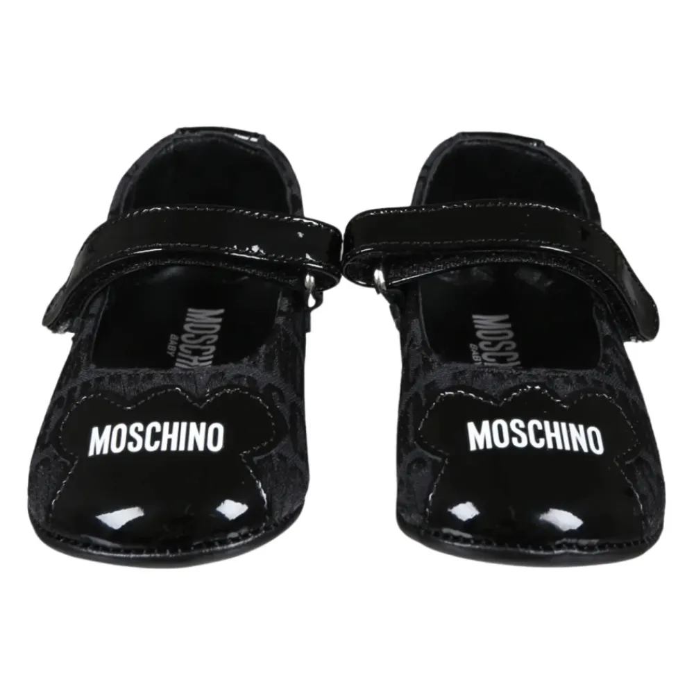 Ballerinasko^Moschino e Ballerinasko med Velcro Sort
