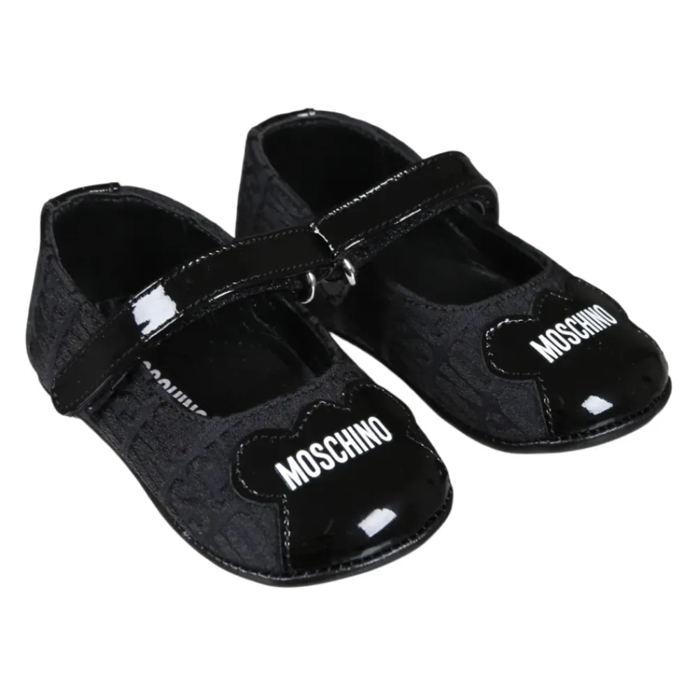 Ballerinasko^Moschino e Ballerinasko med Velcro Sort