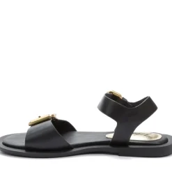 Sandaler<KEDDO e Åbne Flade Sandaler Kvinder Sort