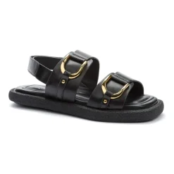 Sandaler<KEDDO e Åbne Flade Sandaler Kvinder Sort