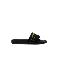 Sandaler^Dsquared2 e børnesandaler med gult logo Sort