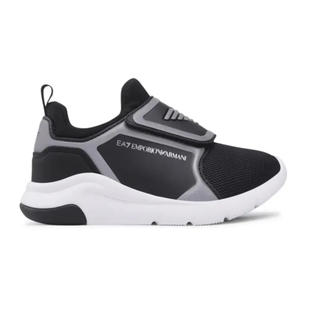 Sneakers^Emporio Armani EA7 e børnesko med side logo Sort