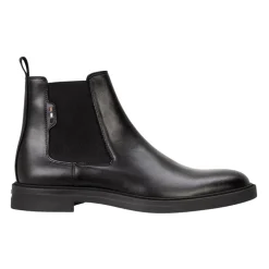 Chelsea Boots^Hugo e Chelsea-støvler med signaturstriber Sort