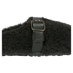 Sandaler^Stella McCartney e Eco-Shearling Træsko med Stjernestropp Sort