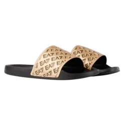 Sandaler^Emporio Armani EA7 Sorte Flip Flops & Sliders Beige
