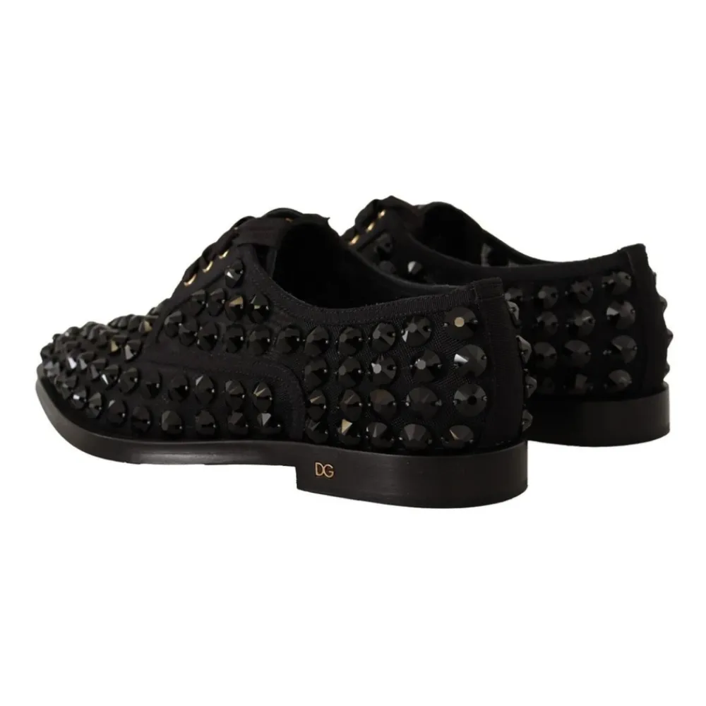 Snøresko^Dolce & Gabbana e Juvelbesatte Snøresko Sort