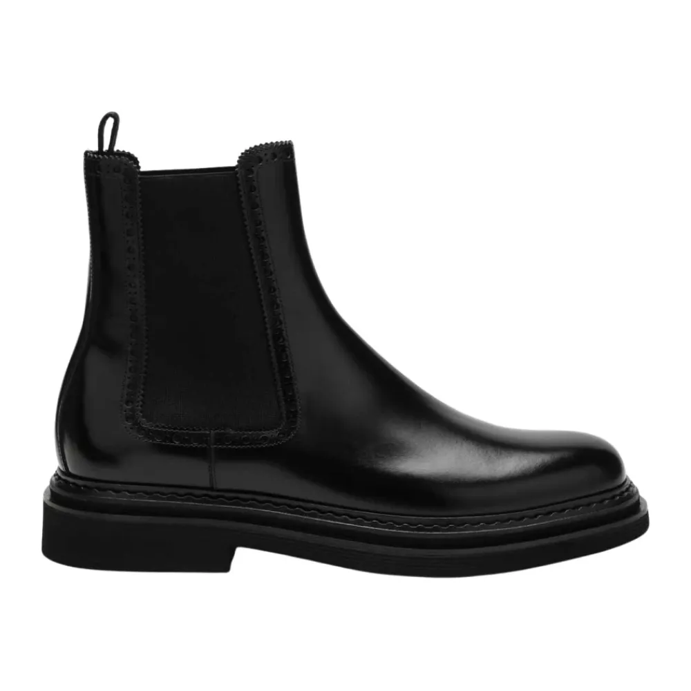 Chelsea Boots<Dolce & Gabbana e Lave Støvler STIVALE BASSO Sort