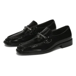 Loafers<Kazar Studio e loafers med smykkeudsmykning Sort