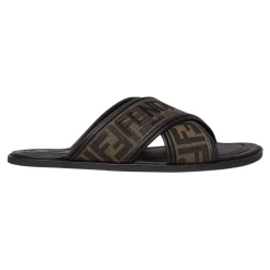 Sandaler^Fendi e Sandaler med FF Motif Sort