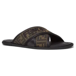 Sandaler^Fendi e Sandaler med FF Motif Sort
