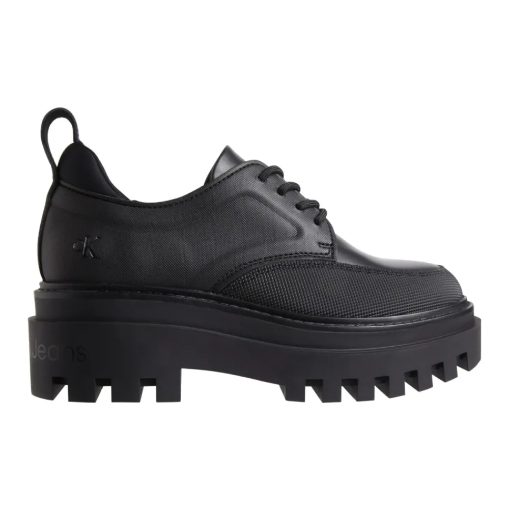 Snøresko<Calvin Klein Jeans e Snøresko Derby Business Sko Sort