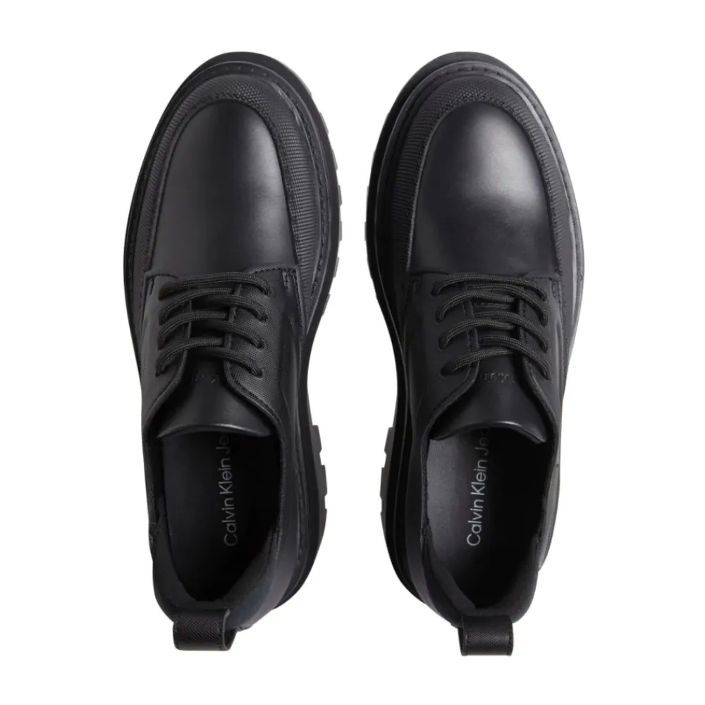 Snøresko<Calvin Klein Jeans e Snøresko Derby Business Sko Sort