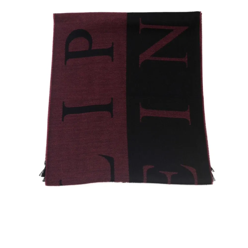 Halstørklæder Og Tørklæder<Philipp Plein e Tørklæder & Sjal Stil SC15W0PP1120003 Sort