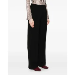 Bukser<Forte Forte e Uldbukser AW25 Sort