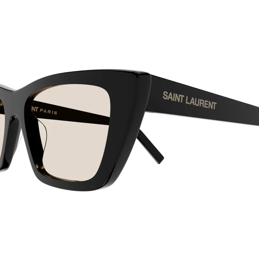 Solbriller^Saint Laurent /Lys Gul Solbriller SL 276 MICA Sort