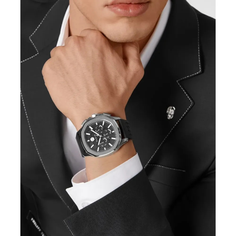 Ure<Philipp Plein Spectre Chrono Ur Sort