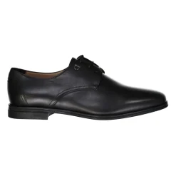 Business Sko<Ferragamo Spencer Leather Derby Shoes Sort