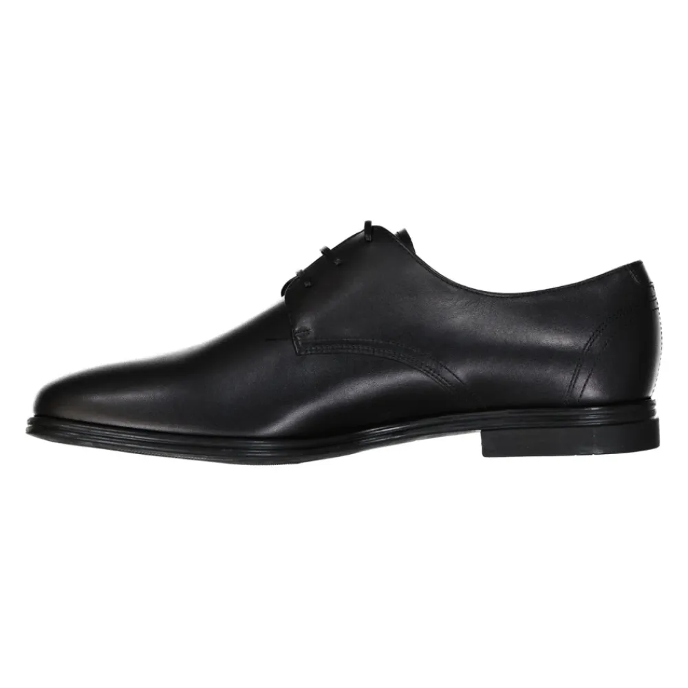 Business Sko<Ferragamo Spencer Leather Derby Shoes Sort