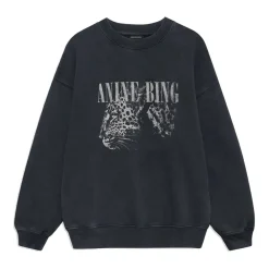 Sweatshirts|Striktrøjer & Sweatere<Anine Bing Spencer Sweatshirts Sort